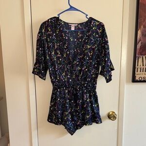Victoria's Secret Navy Floral Top